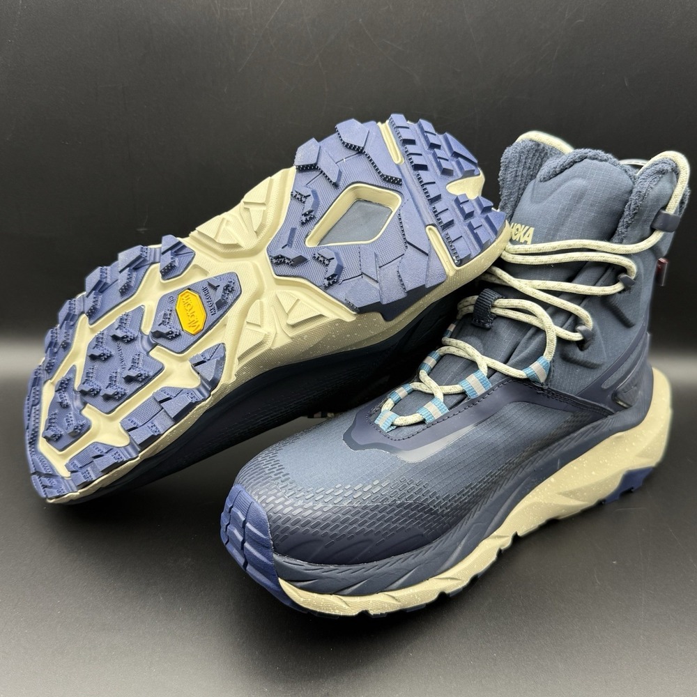 Hoka One One Women's Sz 8 B Blue Kaha 2 Frost GTX Waterproof Hiking Boots - Picture 5 of 9